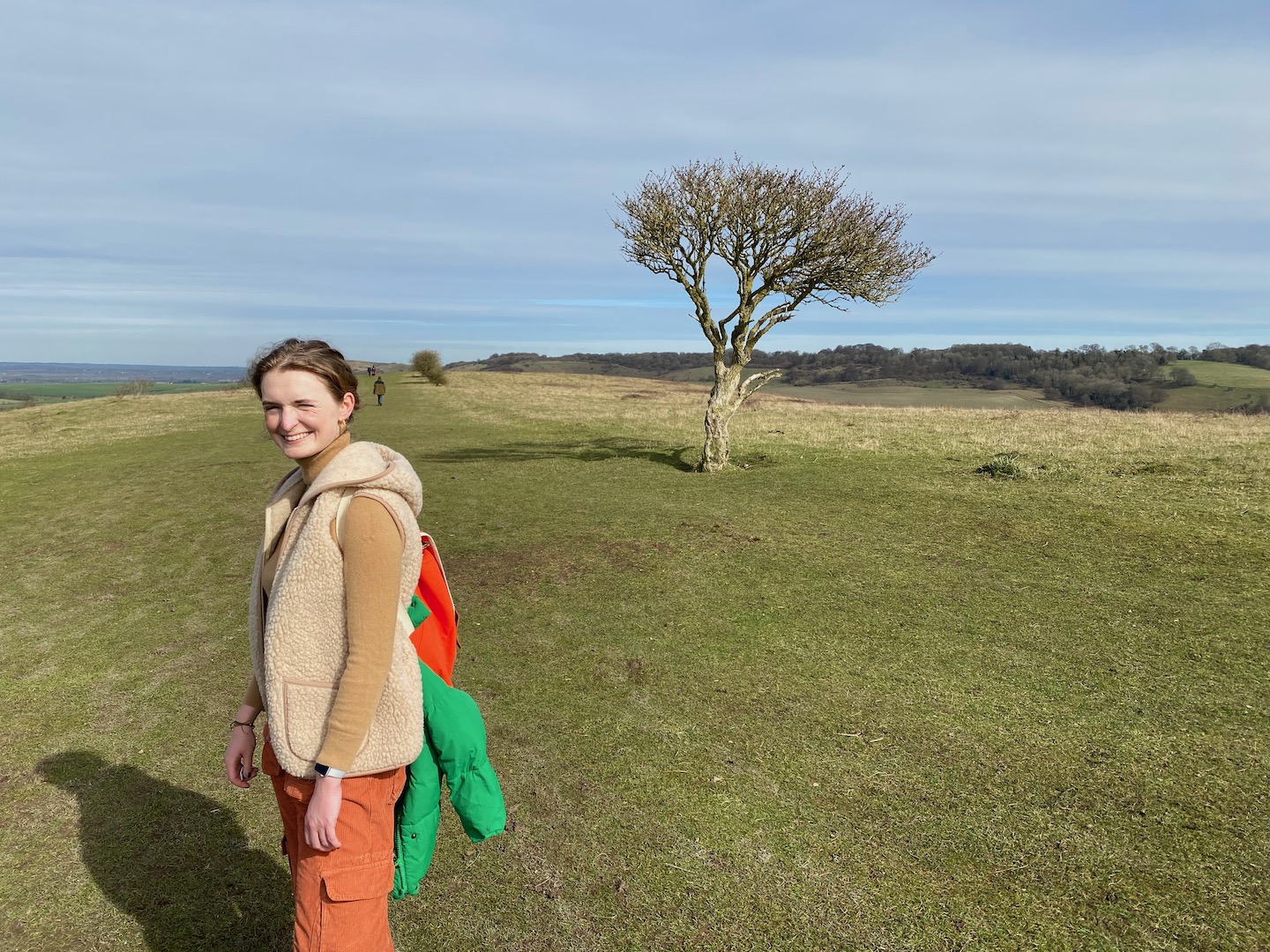 Lucy on the ridgeway