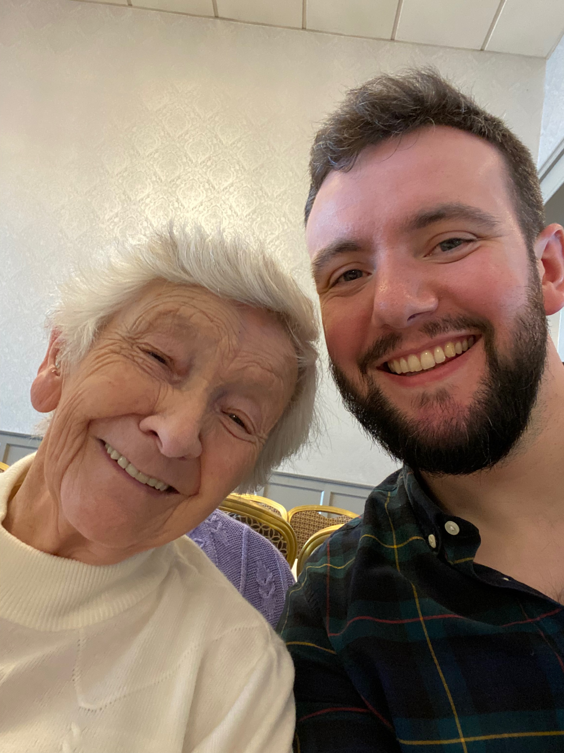 Me and Granny, taken last year.