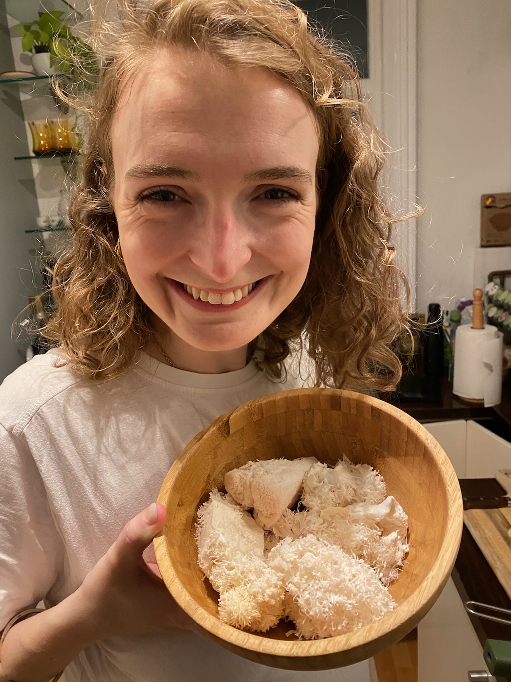 Have you ever seen anyone look so excited about fungi?