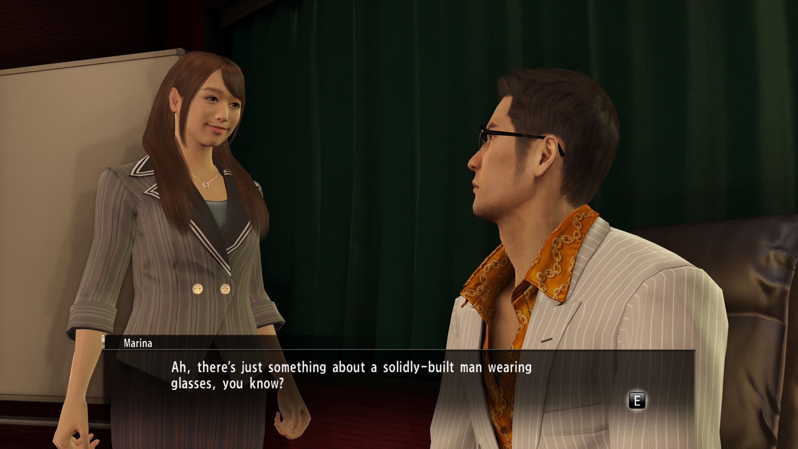 A screenshot from Yakuza 0