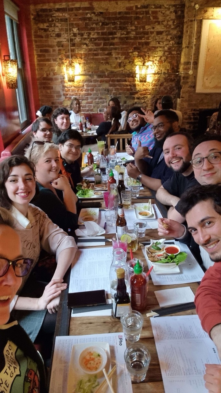 A whole load of nice people round a table