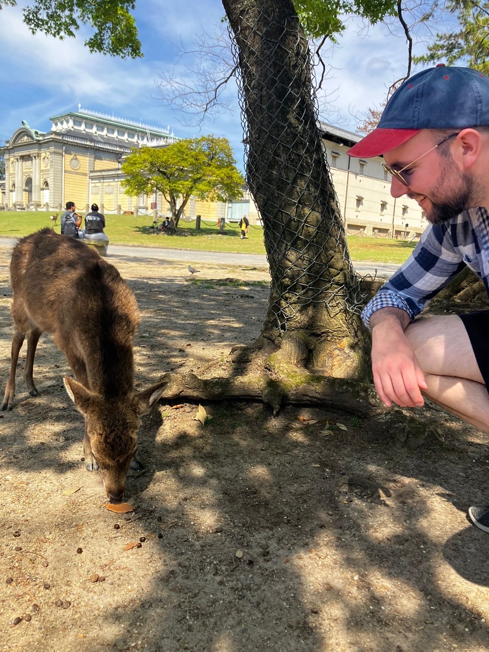 Me and my new friend (also a deer)