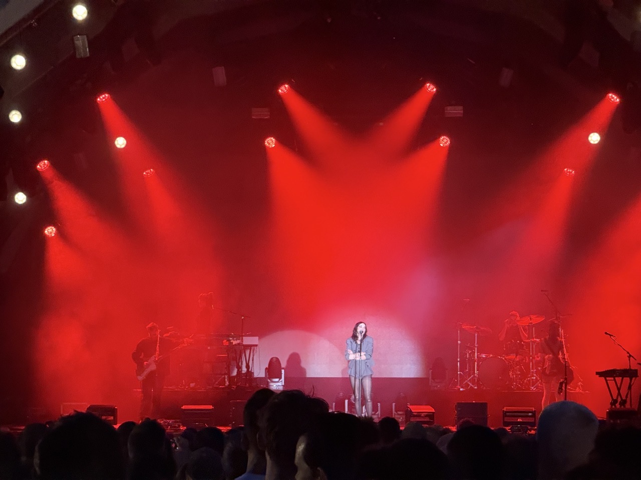 St Vincent on stage
