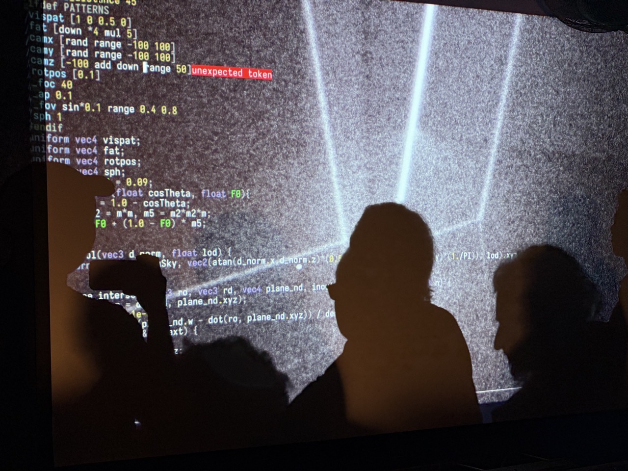 Visuals from Ginkgo, with silhouettes