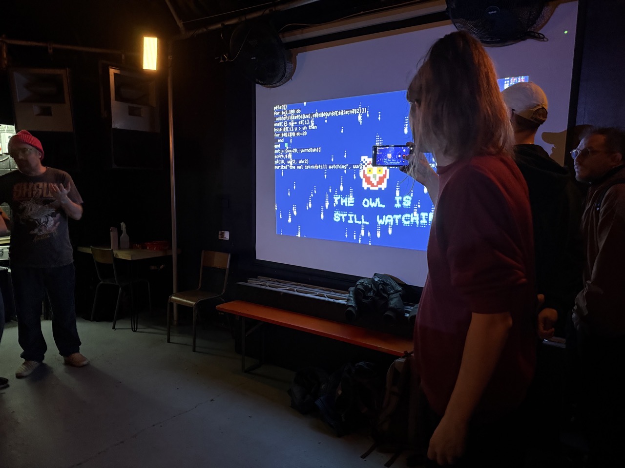 THE OWL IS STILL WATCHING