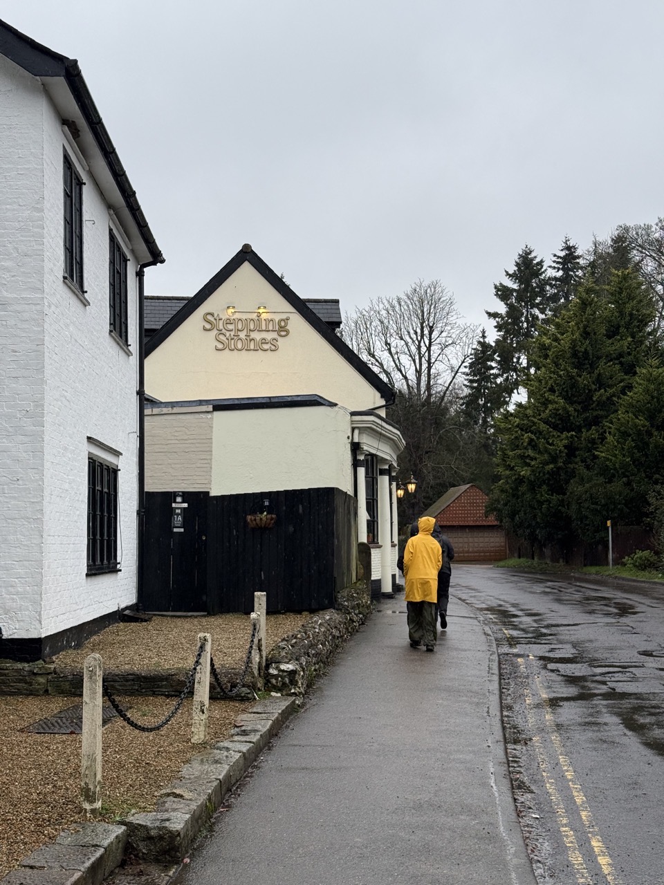 Approaching pub and salvation