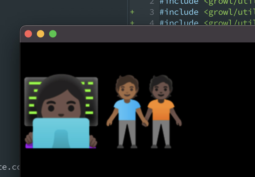 A screenshot showing some emojis